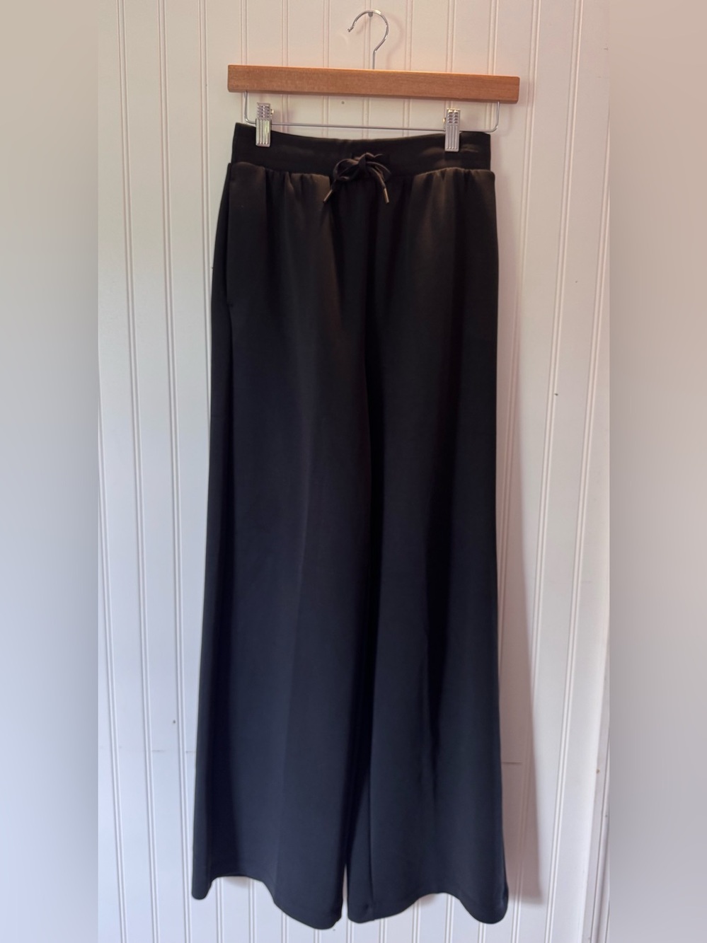 Classic Black track pants  with Drawstring Waist